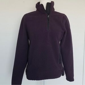 NWT Helly Hansen half zip fleece purple sweater